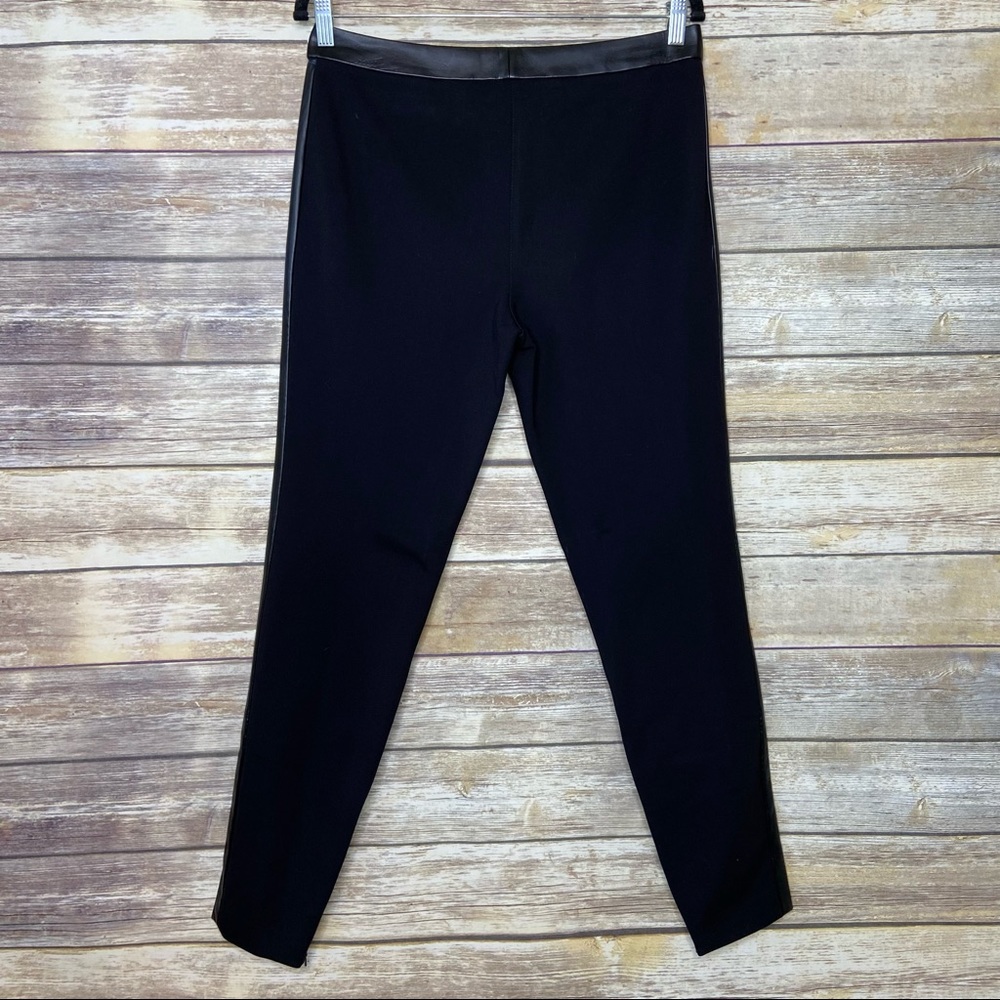 Tory Burch m Mabley Ponte Faux-Leather Pants - Picture 3 of 10